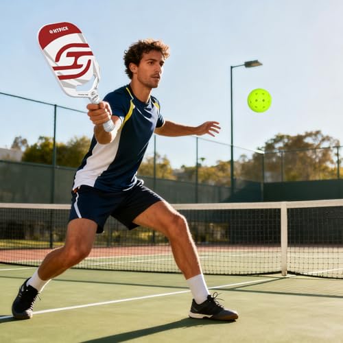 Pickleball Balls | Crack-Resistant | 40 Holes Outdoor & Indoor Pickle Balls | High Bounce, Perfectly Balanced Pickle Ball for Tournament Play - color: 3PC