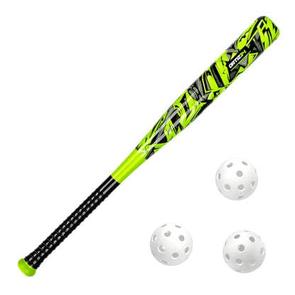 Ortiz34 Bat & Ball Set - Graffiti Plastic Bat & Ball Homerun Set- David Ortiz Backyard Baseball Set for Youth, Kids, Teenagers, Adults (Bat & Ball Set, Blue) - color: Volt, style: Bat & Ball Set