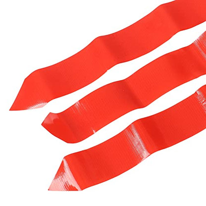 Football Belt Flags Tag 1 Belt with 3 Flags for Youth Competition Games Practices Training Red