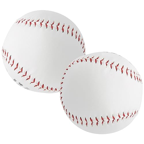 Sports Accessory, 12 Inch 2Pcs Softball Ball, for Game Softball Training Daily Practice