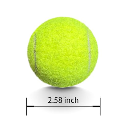 Tennis Balls, 6 Pack Advanced Training & Practice Tennis Balls for Beginners, High Visibility Pet Dog Playing Balls - color: Yellow