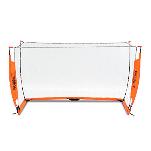 Bownet Portable Soccer Goal Net (3' x 5') Quick Setup - Durable Powder-Coated Steel Frame - Indoor Outdoor - Travel Bag Included - Practice Nets for Kids, Youth and Adults. Great Kids Soccer Goal.
