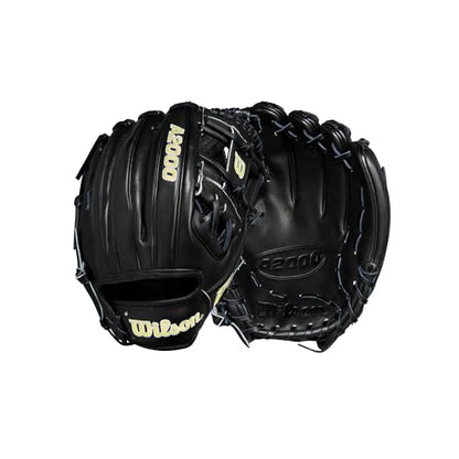 Wilson 2024 Classics Series A2000 Baseball Gloves - color: Black/Yellow, size: Infield - 11.75"