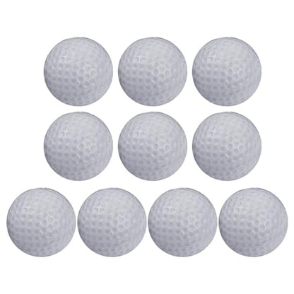 10 Pack Golf Practice Ball Elastic Foams Soft Golfs Training Exercise for Swing in/Outdoor Flight Ball