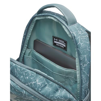Under Armour Unisex Hustle 6.0 Backpack, (587) Jasper Blue/Jasper Blue/Serpentine, One Size Fits Most - color: (587) Jasper Blue / Jasper Blue / Serpentine, size: One Size