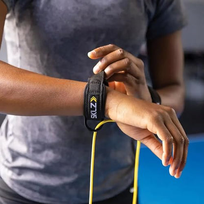 SKLZ Bump-N-Pass Volleyball Trainer with Resistance Bands for Improved Passing Technique, Black