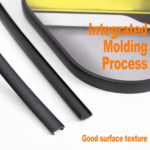 2PCS Pickleball Paddle Edge Guard, 31 Inches Long, Protect Paddle Surface, Adding Weight Enhance Control Change The Look, DIY Replacement Edge Strips - color: U138 Black-Outside14mm & Inside 11mm, size: U138 Black-Outside14mm & Inside 11mm