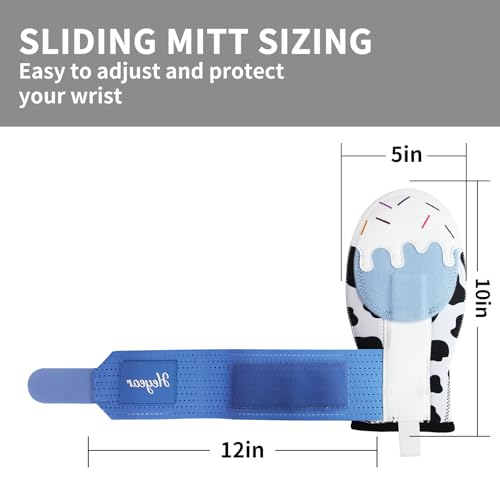 Baseball Sliding mitt, Sliding Mitt for Youth, Baseball Softball Glove for Hand Protection, Breathable and Durable, Adjustable Elastic Wrist Strap, Ambidextrous Design