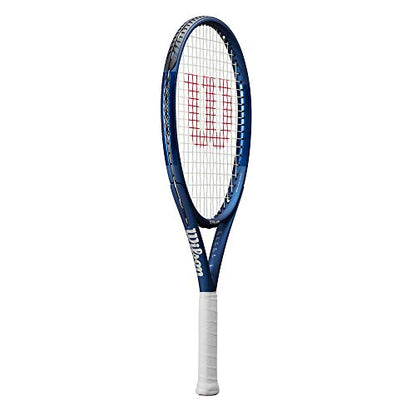 Wilson Triad Three Strung Performance Tennis Racket - Strung with Sensation 16 Natural at Mid Range Tension - size: Grip Size 0 - 4"