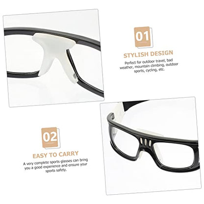 TOYANDONA Sports Dribble Fog Outdoor Basketball Glasses for Men Comfortable Fit Windproof and Sandproof Design for Cycling and Mountain Climbing Activities