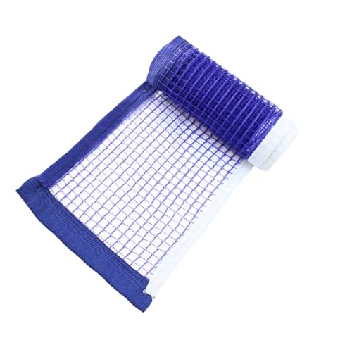 Portable Table Tennis Net Adjustable Height Outdoor Indoor Folding Design Quick Setup Rugged Weather-Resistant Durability Table Tennis Net - color: Blue Four Pack Edge