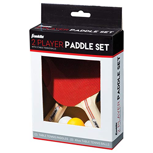 Franklin Sports Ping Pong Paddle Set with Balls - 2 Player & 4 Player Table Tennis Paddle Kit - Full Ping Pong Starter Kit - style: 2 Player Set