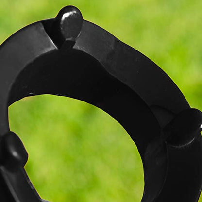 FORZA Football Placekicker Kicking Tee – Placekicker’s Aim & Accuracy Training Tool Football/Rugby | Black Plastic Football Kicking Tee | Football Kicker Training Equipment
