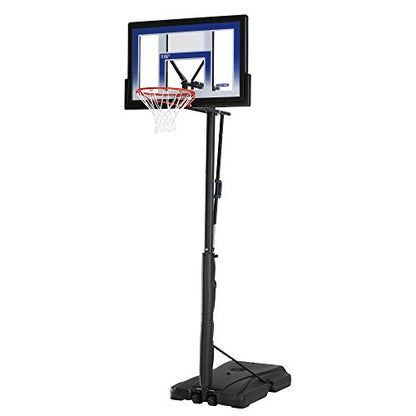 Lifetime Outdoor Portable Basketball Hoop, 48 Inch Backboard, 8-10 Ft Speed Shift Adjustable Height