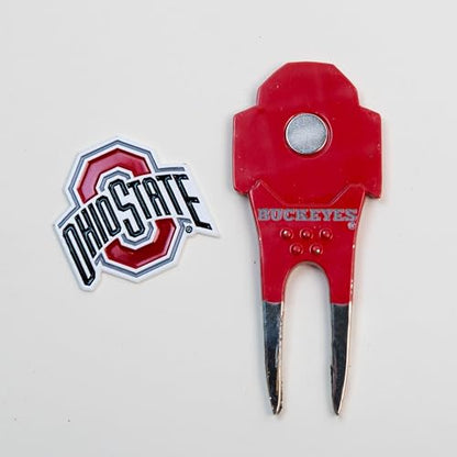 Team Golf NCAA Ohio St Shaped Divot Tool