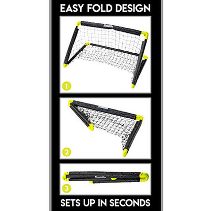Franklin Sports Mini Soccer Goal with Ball and Pump - color: Black