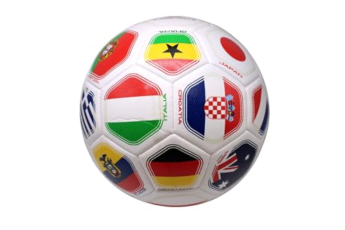 2026 World Flag Country World Flag Training Outdoor Soccer Ball – Size 5 – A Grade Durable