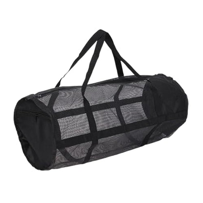 Sports Ball Bag Organizer for Coaches, Waterproof Extra Large Mesh Bag Duffel Bags for Basketball, Volleyball, Swimming Gear, 27.6x10.6x10.6 inch