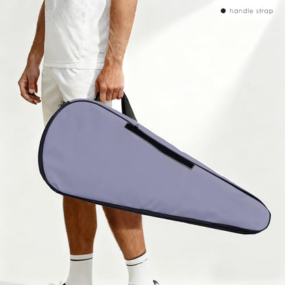 2 Rackets Tennis Racket Cover Padded Tennis Racket Bag with Handle and Adjustable Shoulder Strap