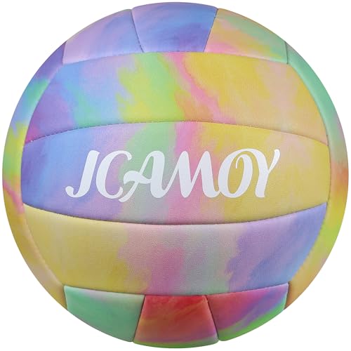 Volleyball Size 5 - Premium PU Leather, Ultra-Durable Soft to The Touch for Youth, Adults, Ideal for Indoor, Outdoor, Beach Sports Training
