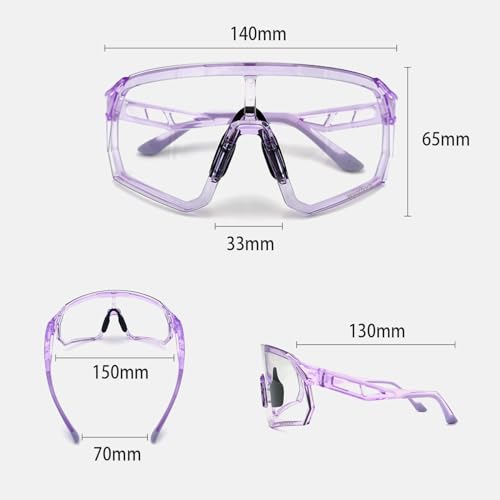 Pickleball Glasses for Women Teens Protective Eyewear Safety ANSI Z87.1 Tennis Squash Racquetball Goggles - color: Purple