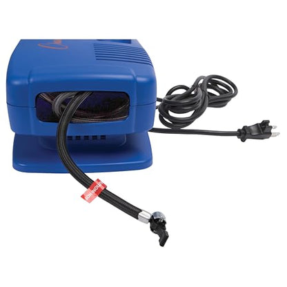 Champion Sports Electric Ball Inflator – Quiet High-PSI Air Compressor & Ball Pump for Sports Balls, 110–120V AC - size: 1/4 HP - 125 PSI (Deluxe)