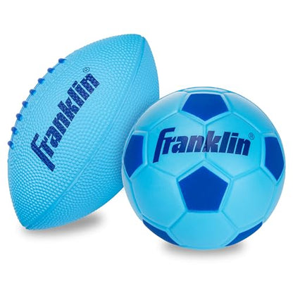 Franklin Sports Kids Mini Foam Sports Balls - Indoor + Outdoor Soft Foam Toy Balls for Kids - Perfect Backyard + Practice - Mini