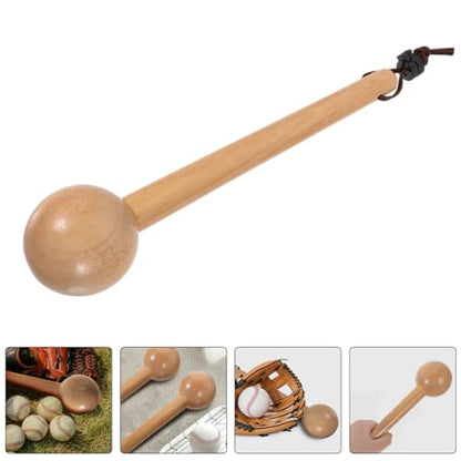 KESYOO 2pcs Portable Wooden Baseball Glove Mallet Hammer for Softball Baseball Handle Design for Easy Shaping and Softening of Mitts for Breaking Gloves