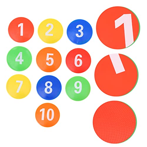 1set Football Training Markers Multi Dishes for Soccer Basketball and Sports Drills Carry Bag Includes Numbers Portable Bag