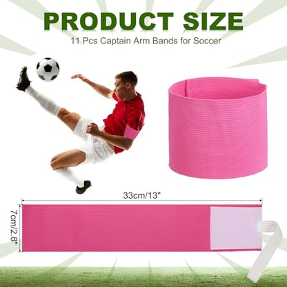 PATIKIL Soccer Captain Armband, Captain Arm Bands for Soccer Elastic Captain Arm Band Sports Captain Armband - color: Peach