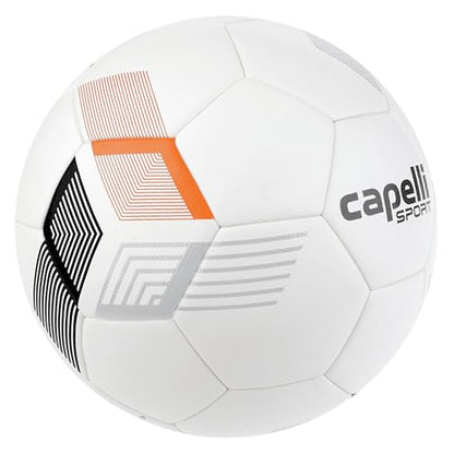 Capelli Sport Soccer Ball Size 5, Tribeca Metro Team FIFA Basic Soccer Ball for Youth and Adult Players, Outdoor and Indoor Training, Team Orange