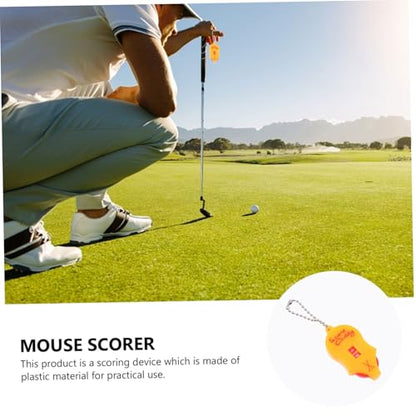 BESTonZON 2pcs Portable Golf Scoring Device Lightweight for Accurate Score Tracking The Course Compact Design Easily to Belts Bags Clothing