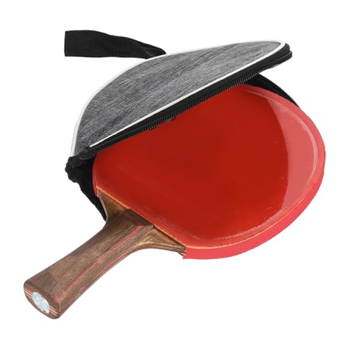 M METERXITY Ping Pong Paddle Cover - Table Tennis Racket Case Half Bags Container Apply to Storage Organize (Grey)