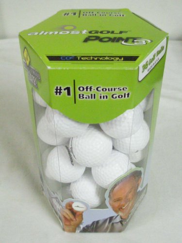 Almost Golf 36 Practice Ball Refill Pack - White