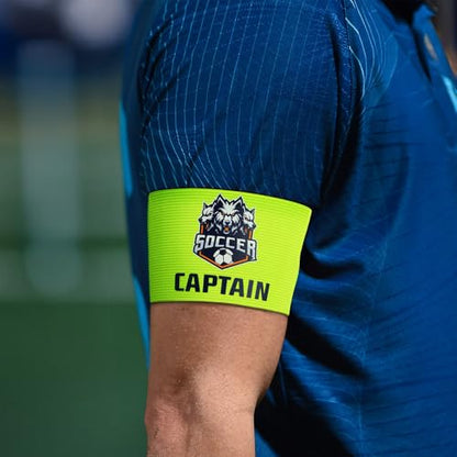 Personalized Captain Armbands for Soccer Cycling Sports Funeral Events Charity | Custom Captain Armband with Team Logo and Name Table Captain Arm Band | Soccer Armband for Youth Adult Team Leaders