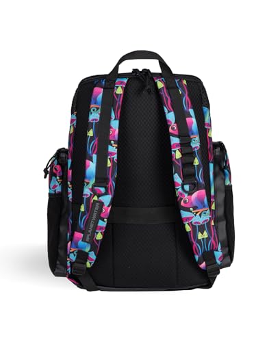 ARENA One Go Backpack Swimmer Athlete Daypack Large Size Equipment Swim Bag - color: Arena Multi Chameleon