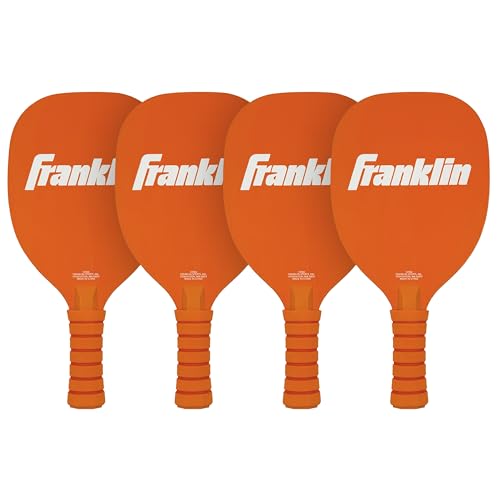 Franklin Sports PIcklePop Game Set - Outdoor Yard & Beach Pickleball Game for Kids + Adults + Pickleball Players - Includes Net, 3 Balls, 4 Paddles, + Carrying Case