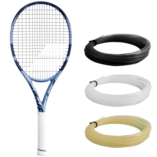 Babolat Pure Drive 107 11th Gen Tennis Racquet Strung with 16g Syn Gut at Mid-Range Tension