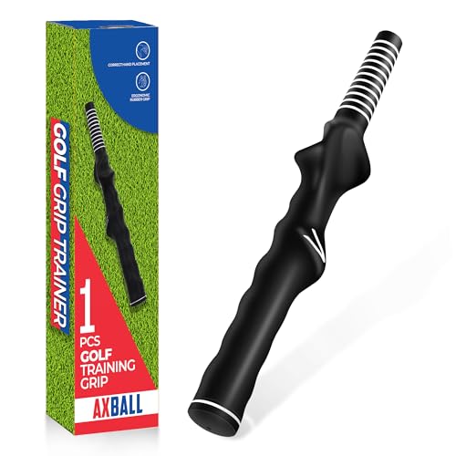 1Pcs Right Hand Golf Grip Trainer for Improving Hand Positioning | Lightweight Golf Swing Trainer RH | Molded Anti-Slip Wrist Trainer Golf Swing Grip | Black (Left Hand)/(Right Hand) (Right Hand)