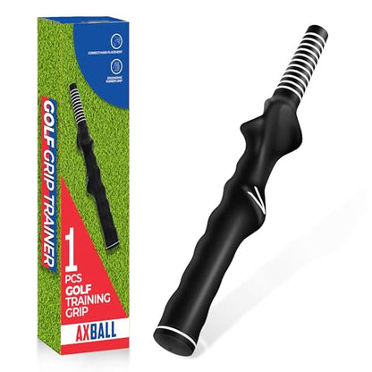 1Pcs Right Hand Golf Grip Trainer for Improving Hand Positioning | Lightweight Golf Swing Trainer RH | Molded Anti-Slip Wrist Trainer Golf Swing Grip | Black (Left Hand)/(Right Hand) (Right Hand)