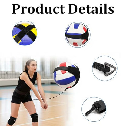 Volleyball Training Equipment Aid,Premium Volleyball Rebounder Trainer Kit,Solo Practice Trainer for Serving Setting Spiking and Arm Swing,Volleyball Gifts for Teen Girls & Boys
