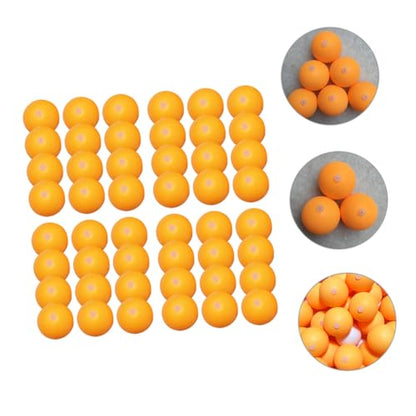 WOONEKY 60pcs Practice for Table Tennis Training Material Perforations for Enhanced for Parties and Skill Development