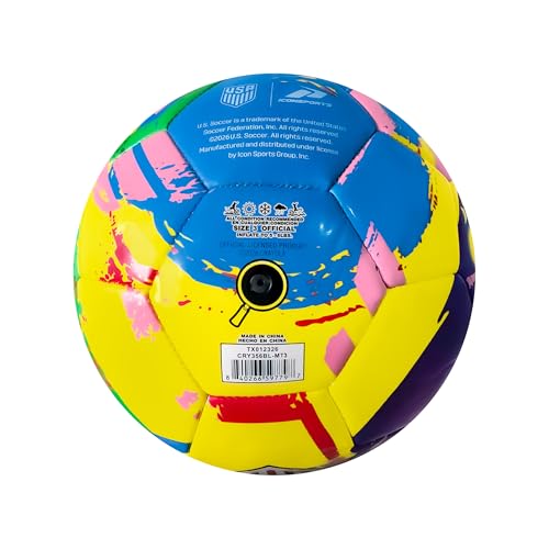 Crayola X US Soccer Federation Officially Licensed Soccer Ball - Unisex Kids - CRY356BL Multicolor - size: 3