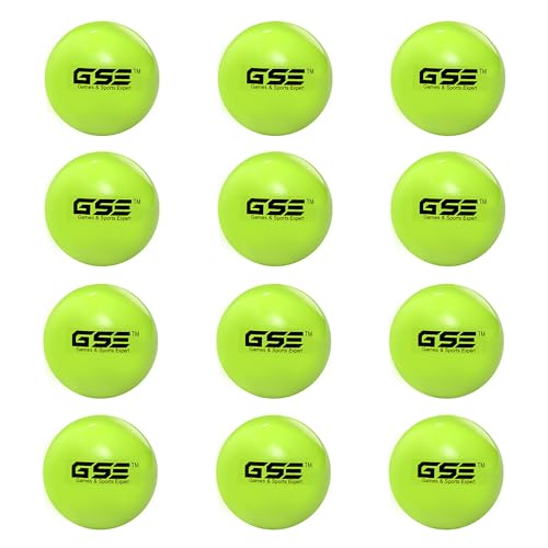 GSE Games & Sports Expert 3" Weighted Baseballs, Training Baseballs for All Skill Levels. Weighted Softballs for Outdoor Pitching, Batting, Throwing, and Catching Practice.(12oz/14oz/16oz/18oz Choice) - color: Green / 14oz, style: 12-Pack