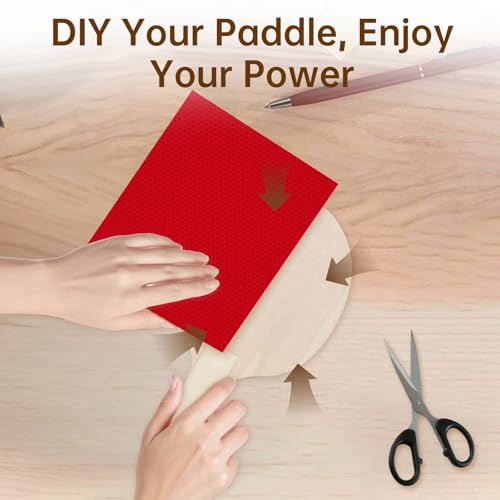 2 Pair DIY Wooden Ping Pong Paddles, Blanks Unfinished Wooden Table Tennis Racket for Painting Unique Pong Paddle Experience