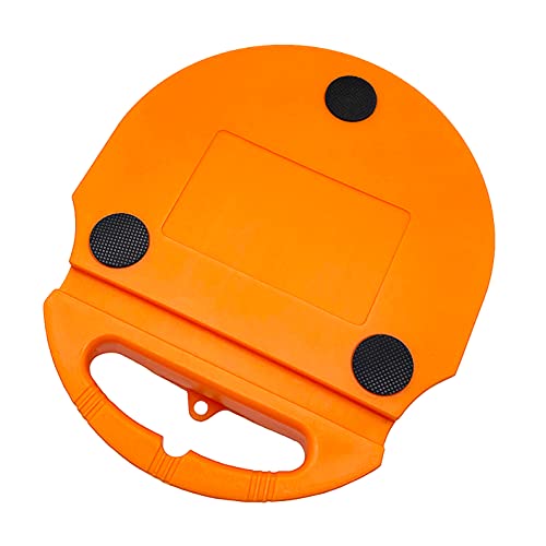 Tennis Trainer Rebound Baseboard Self Training Equipment Rebounder with 2 String Tennis Balls - color: Orange