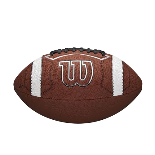 WILSON GST SpeedSkin One Football - Brown, Official Size