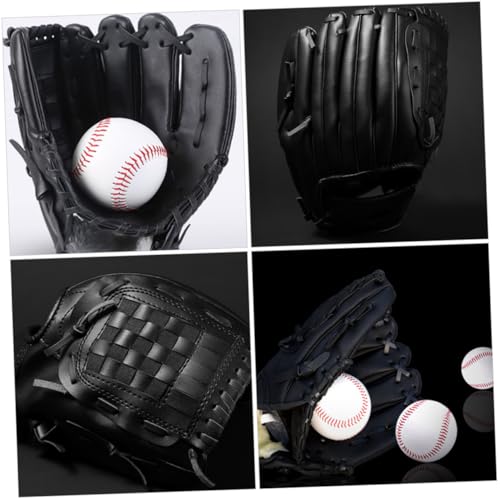 SHERCHPRY PU Baseball Glove Lightweight Infielder Pitcher Training Mitt for Youth Beginners Flexible Softball Fielding Hand Protection