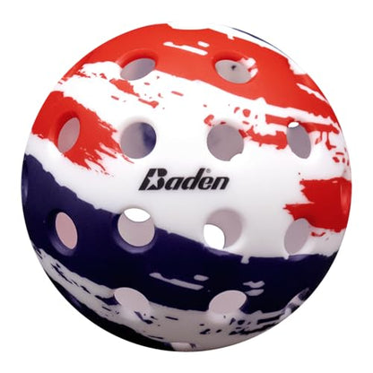 Baden Rival 40 Pickleball Balls | Set of 3 | USAPA Approved | Durable for Consistent Play | Neon Green - color: Patriot 40