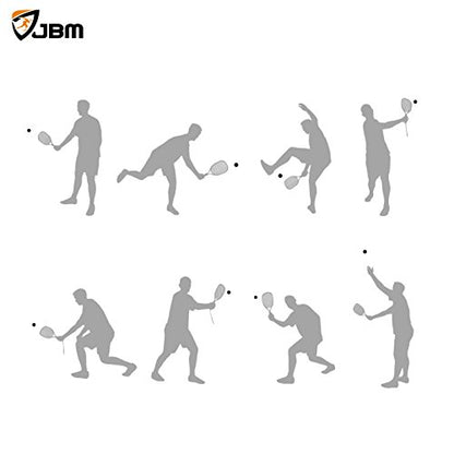 JBM Racquetball Squash 5.5cm / 2.17” Rubber 1 Red 1 Blue 1 Orange Balls in a Net 65-70% Rebound Rate Highly Visible for Racquetball Game Practice Training - size: 5.5cm / 2.17" (Pack of 2)